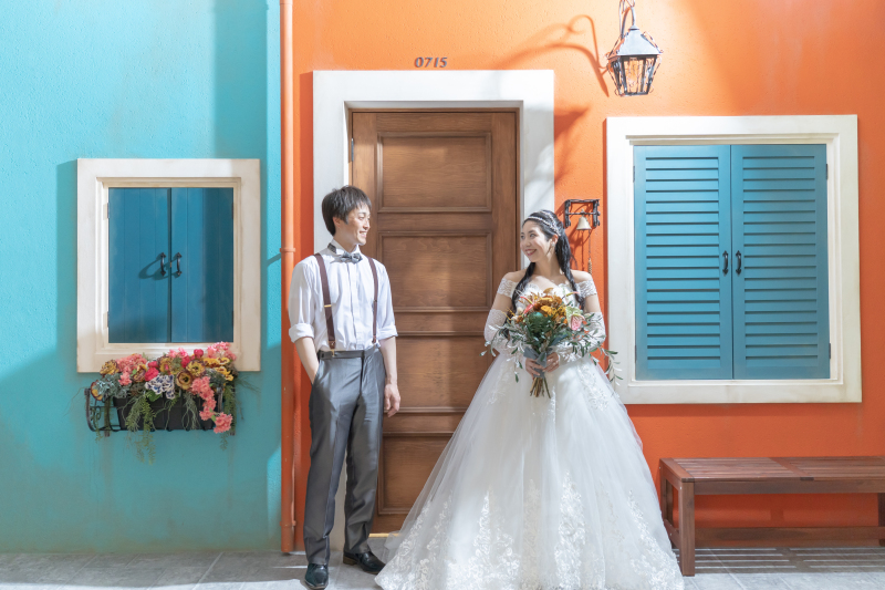 自然なおふたりの瞬間を