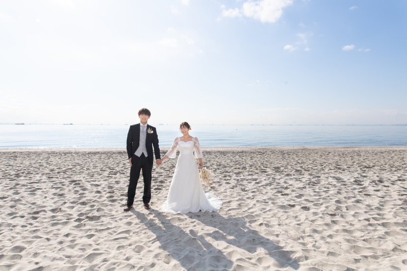 青空の下で撮影START!!