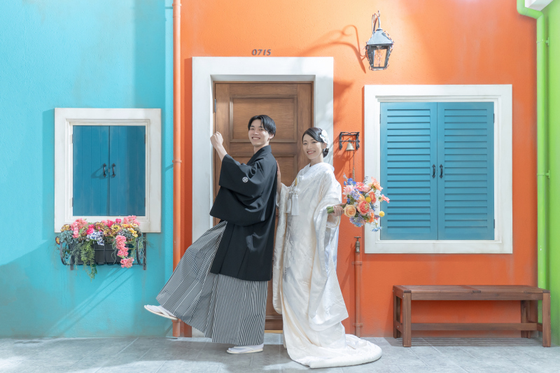 ブラーノ島では明るく楽しく!