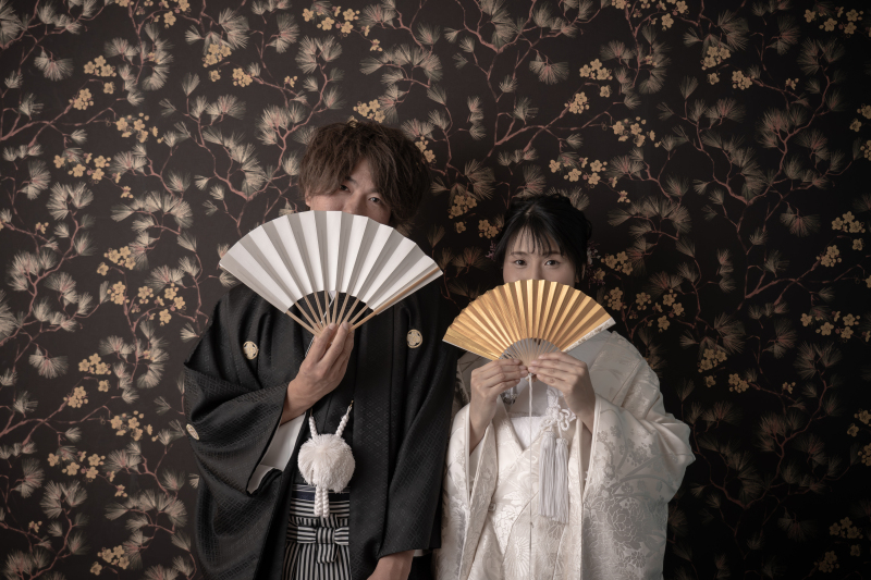 和装らしいショットも