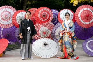 紅葉輝く秋の見浜園　＊和装　ロケ1着プラン＊