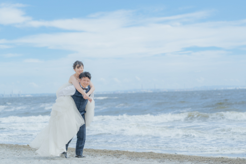 おんぶショット♡