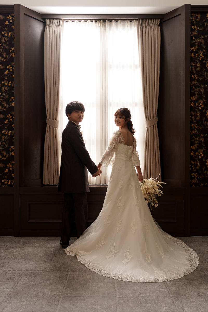 振りむきショット