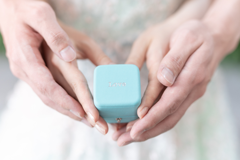 指輪はBOXも一緒に