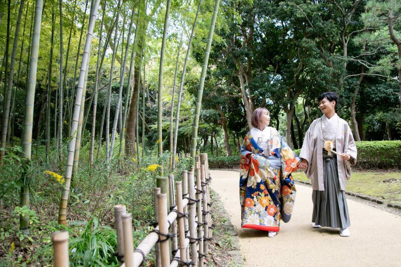 3着目は和装でロケ撮影！