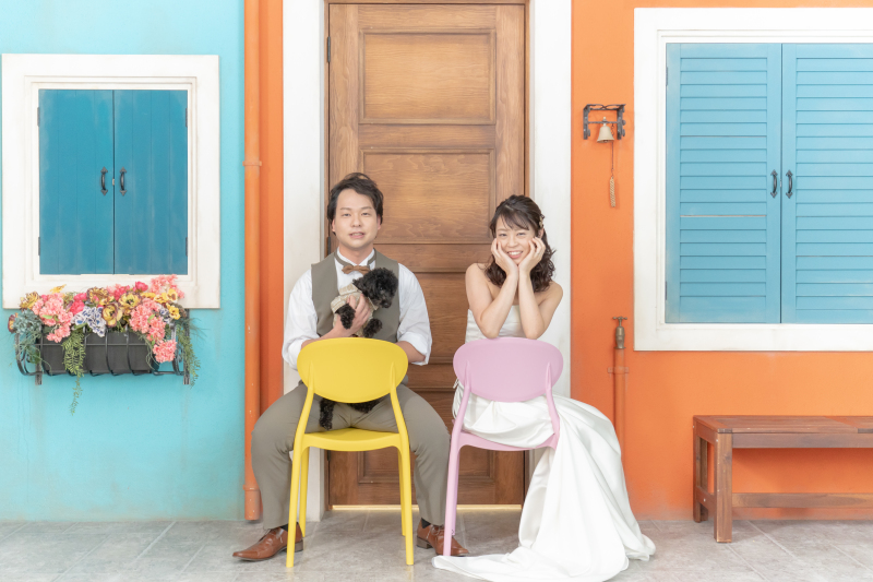 ブラーノ島×カラフルチェア