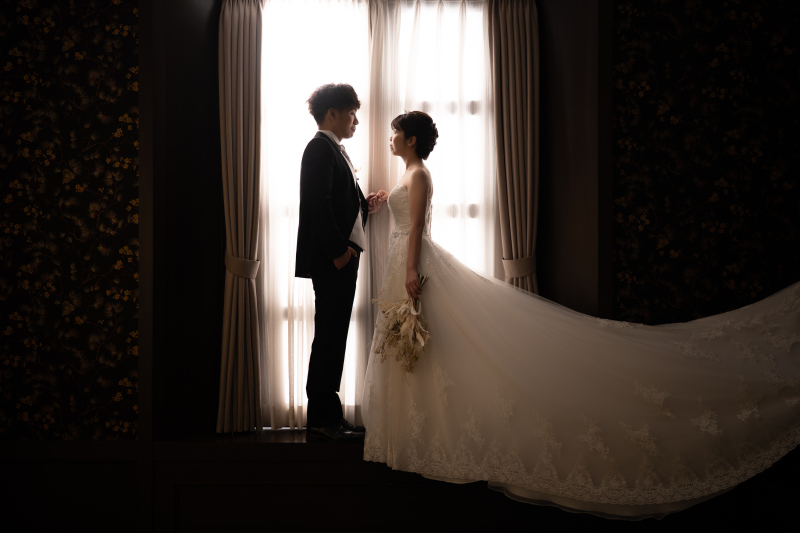 シルエット風ショット