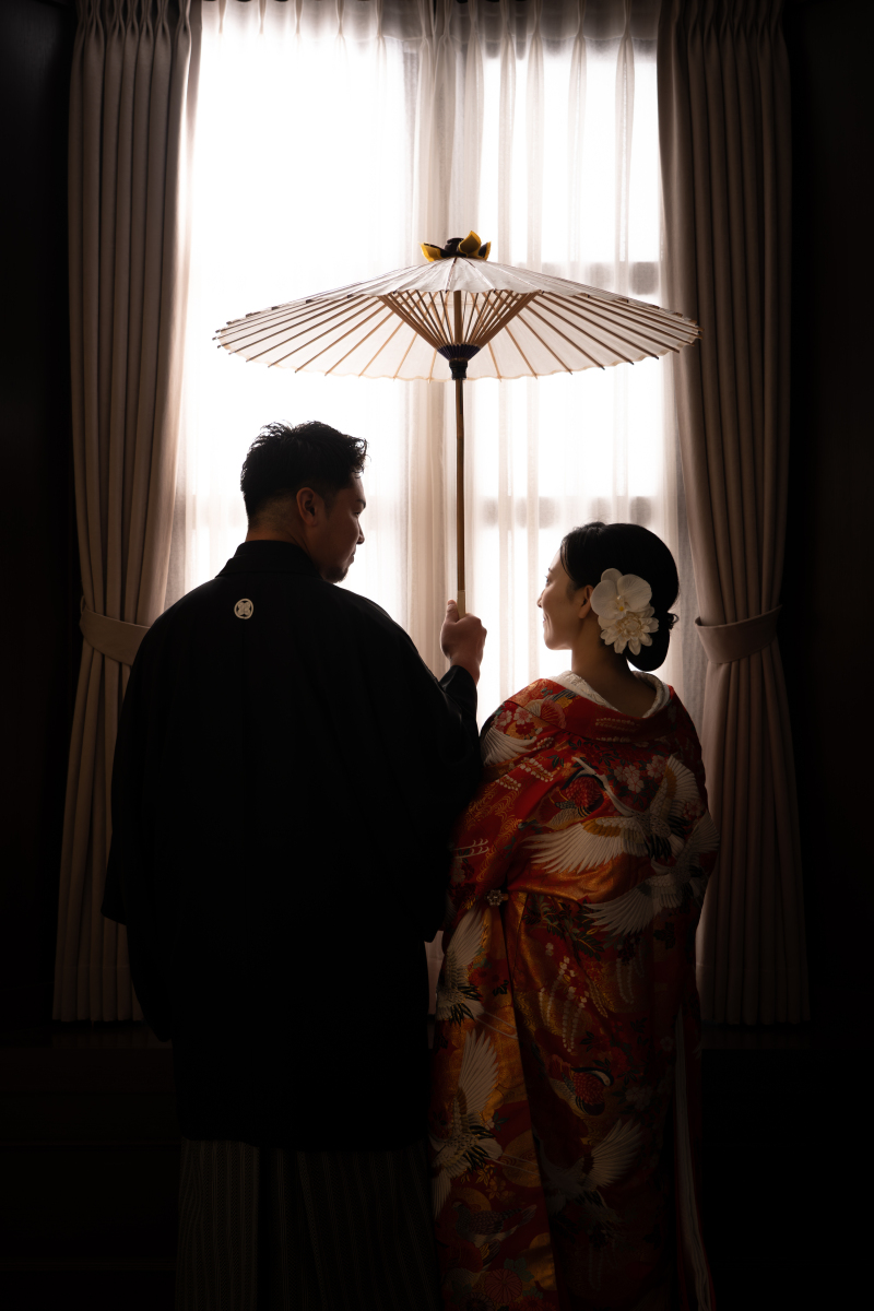 シルエット風に