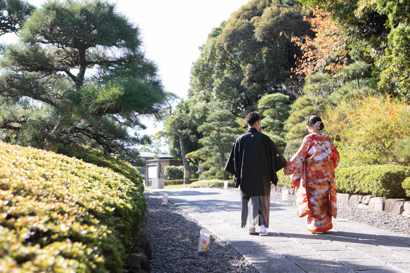 見浜園×色打掛＆紋付袴