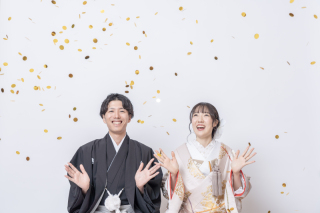 とびっきりの笑顔で!! ～洋装＆和装　スタジオ撮影プラン～