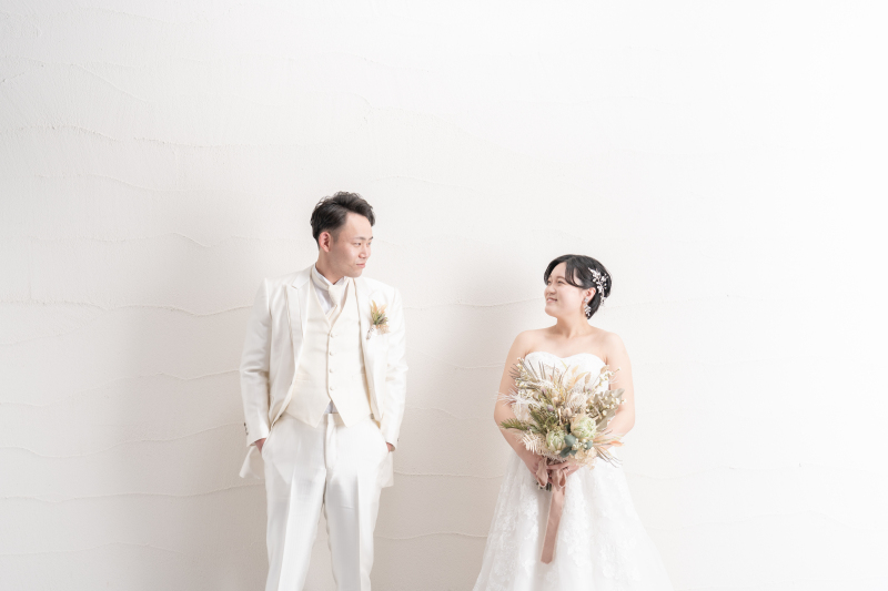 緊張気味なおふたり