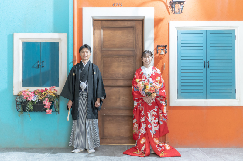 カラフルで華やかなブラーノ島