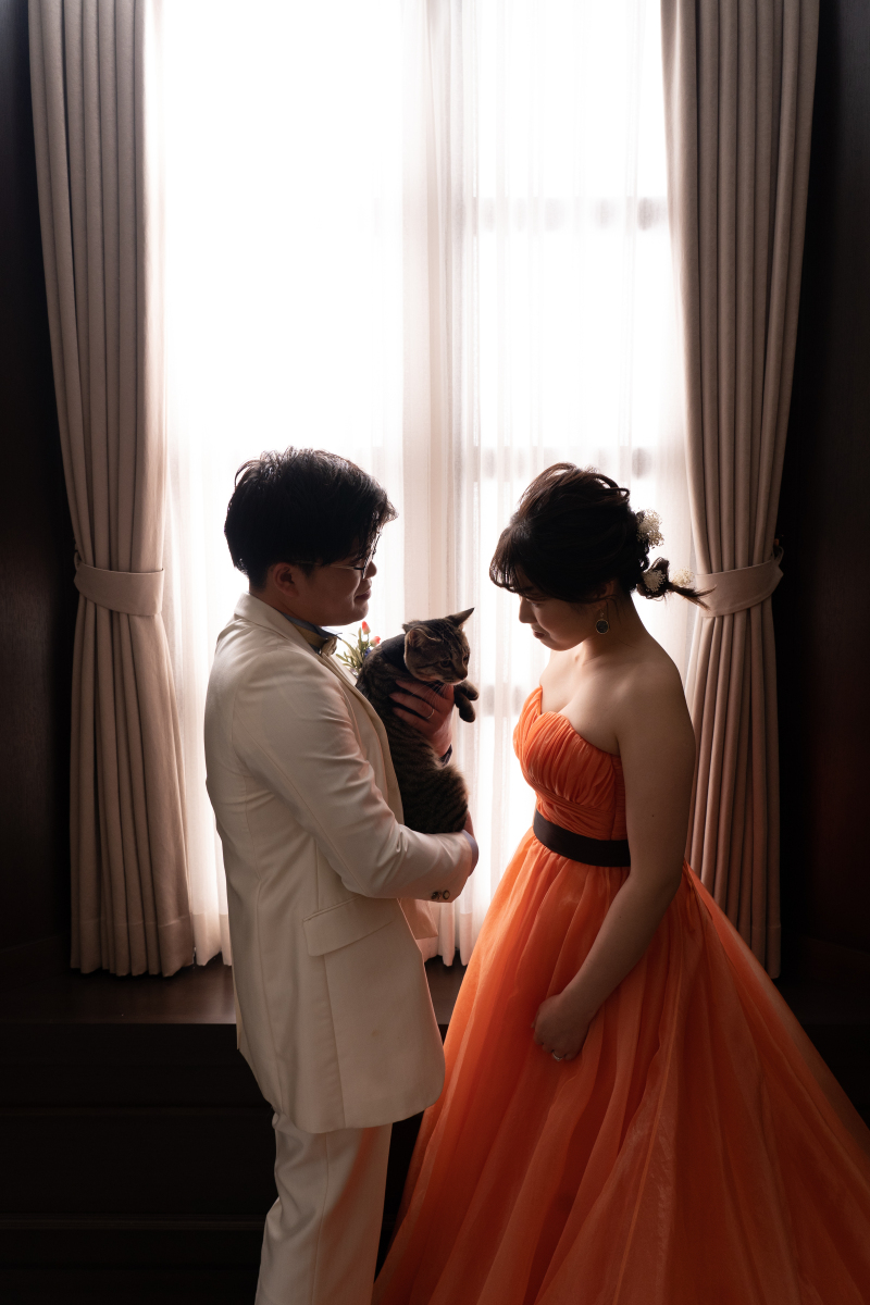 こちらの窓際でも撮影♪