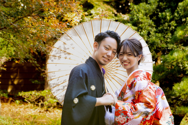 番傘ショットも！