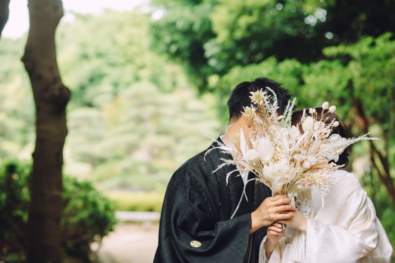 園内をお散歩しながら