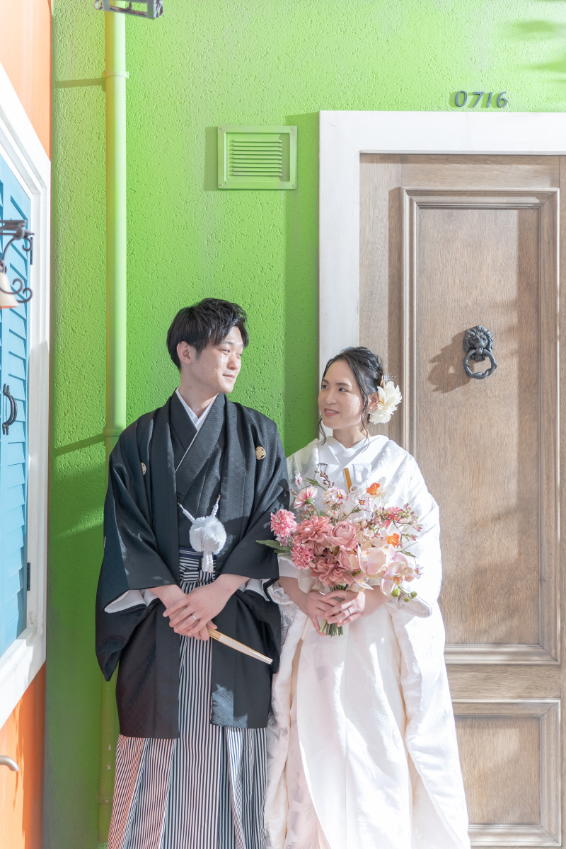 自然なおふたりの瞬間を