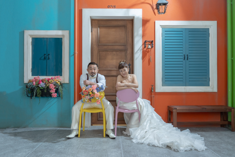 カラフルチェアを使って