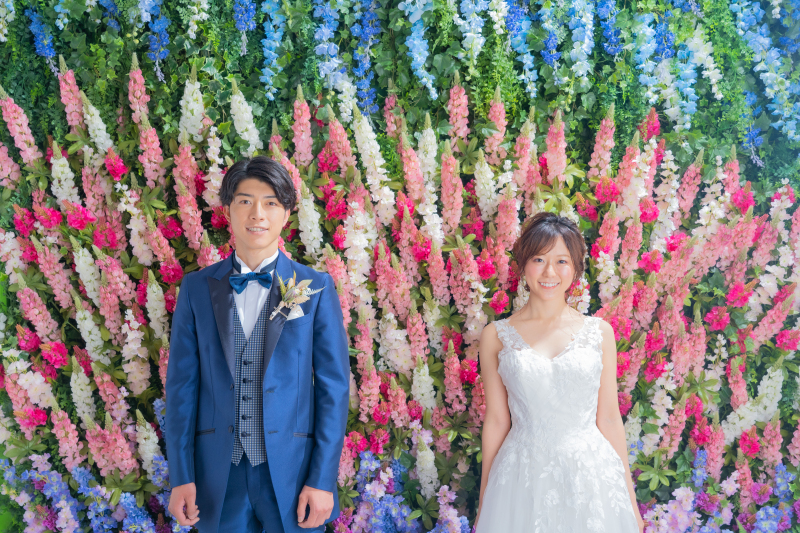 立ち姿も華やかに