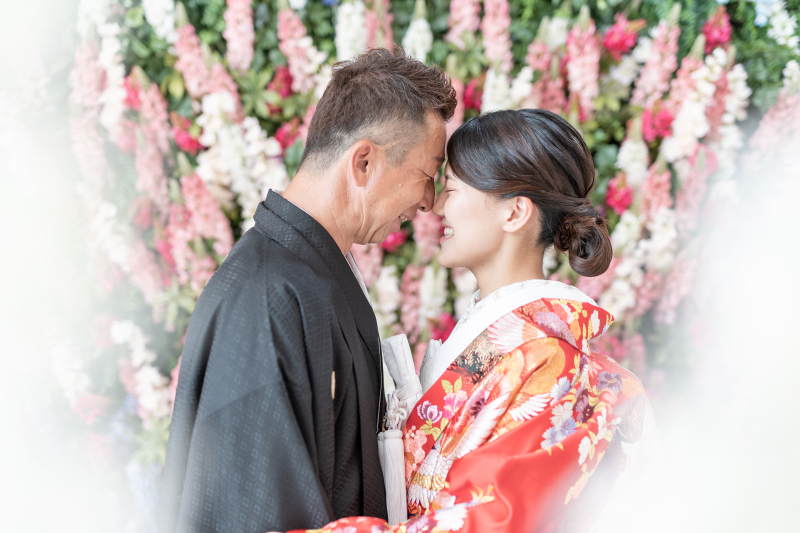 おでこ合わせで・・♡