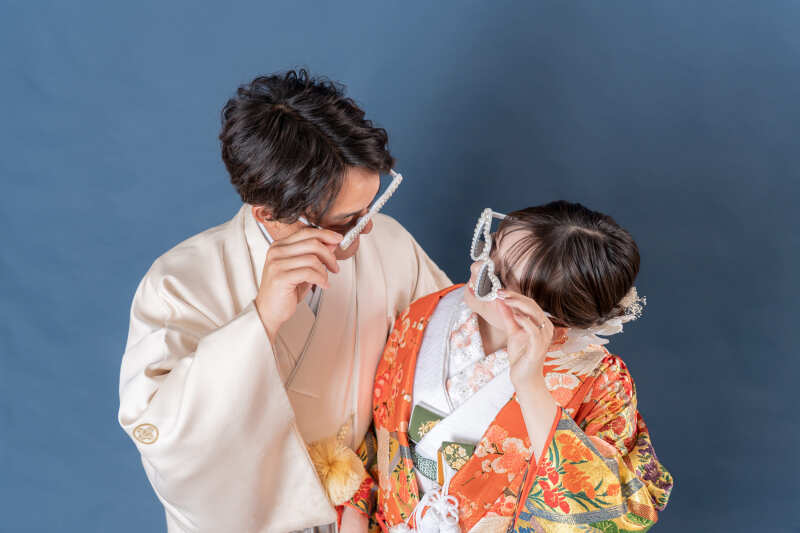 和装に彩りを添えるお茶目なひととき♥