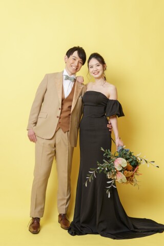 おふたりらしいウエディングフォト＊洋装1着スタジオ撮影