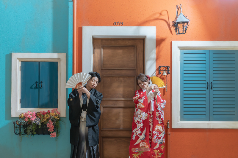 末広を広げて♪