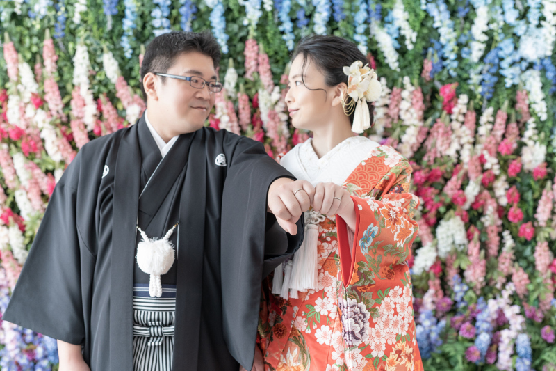 指輪をお披露目