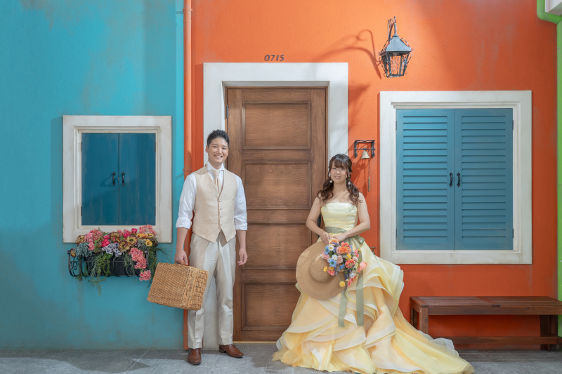 カラフルなブラーノ島!