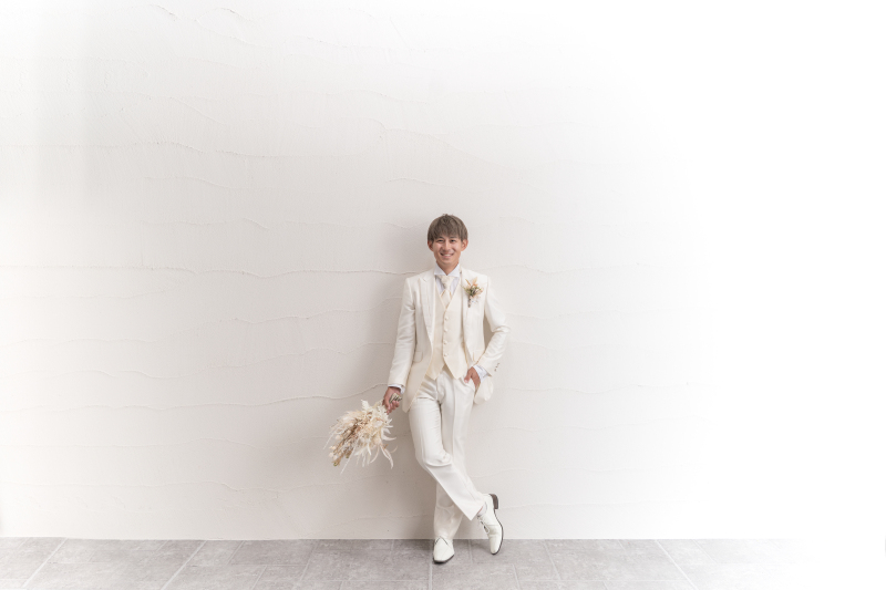 ご新郎様のソロショット