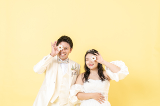 笑顔と幸せ溢れる時間を　＊洋装＆和装　スタジオ2着プラン＊