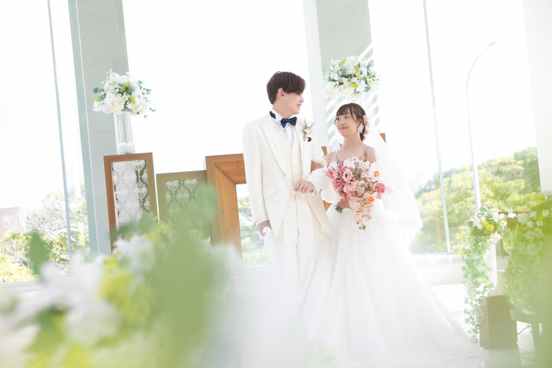 開放的なチャペルで