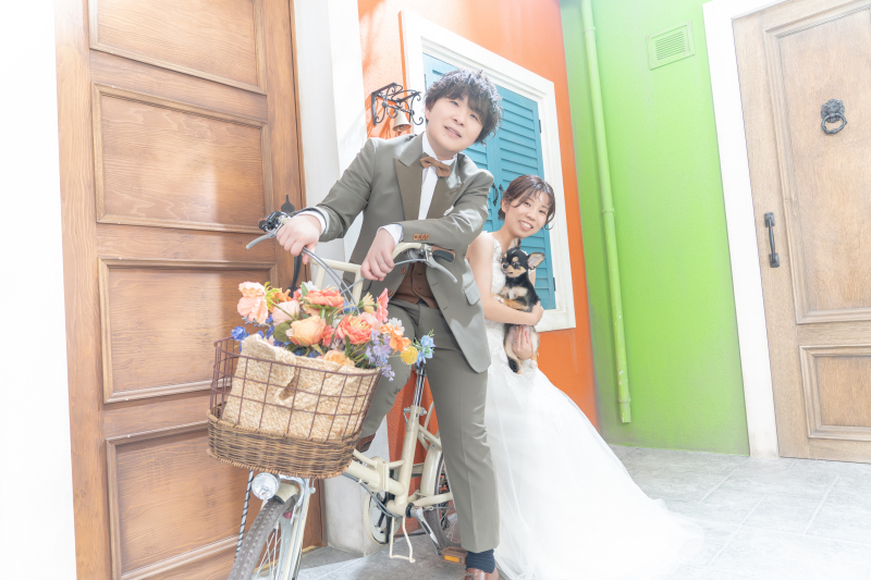 愛犬と一緒に♪　＊洋装1着　スタジオ撮影プラン＊