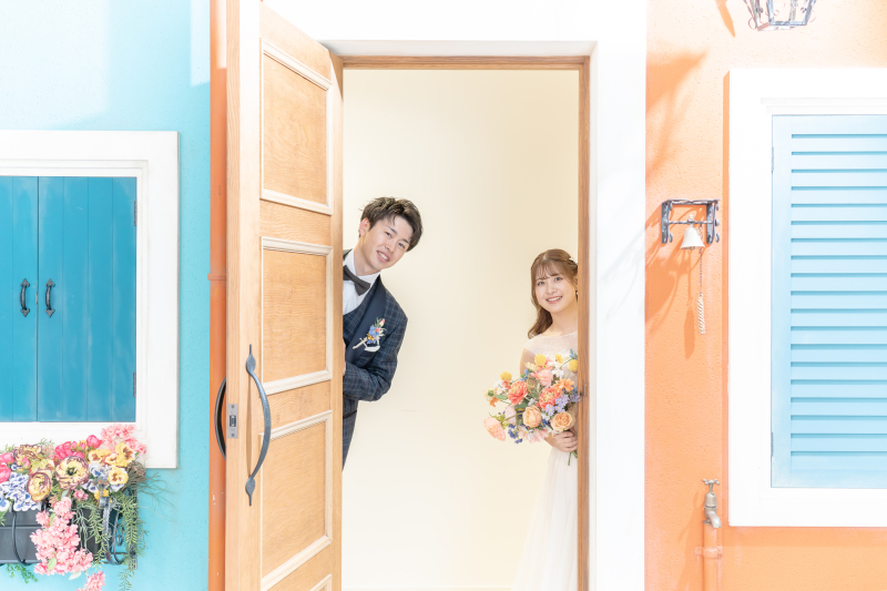 ドアからちらっと