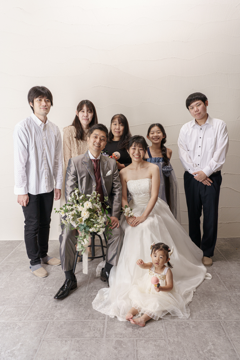 新しい家族と一緒に