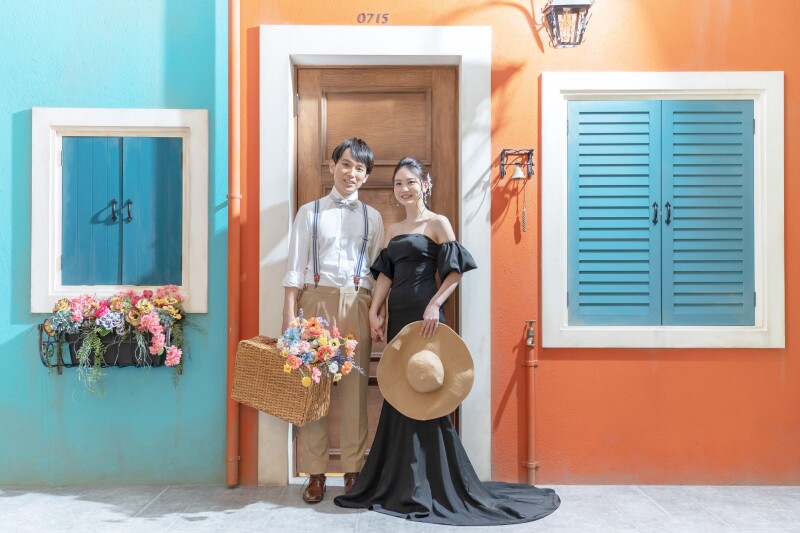 ポージング上手なおふたり