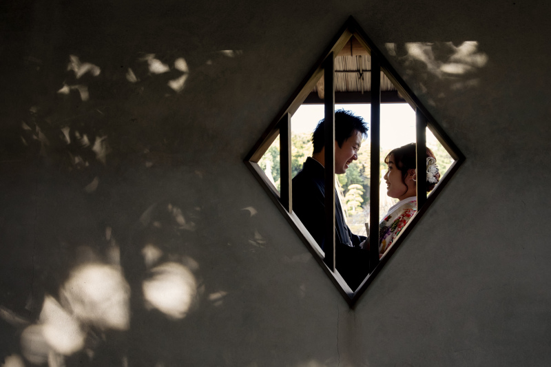 格子越しショット★