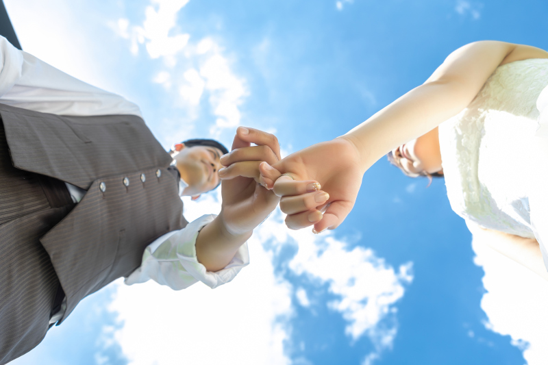 真下からの撮影