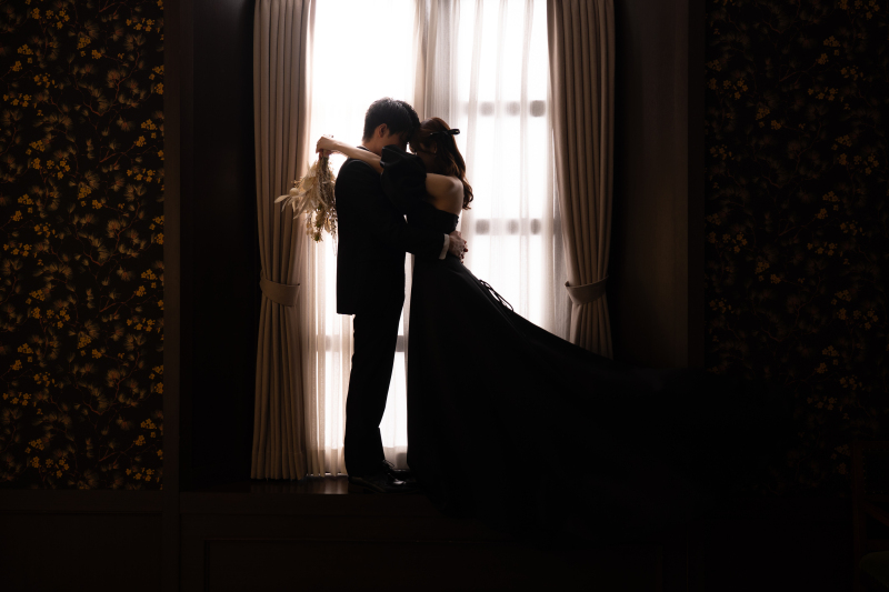 シルエット風に