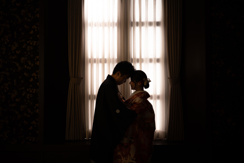 シルエット風に