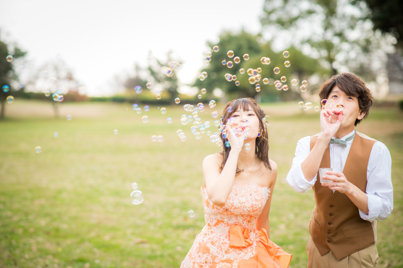 シャボン玉をご持参いただきました!