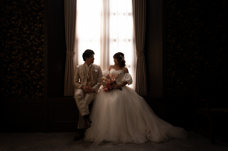 窓辺でお話・・・♡