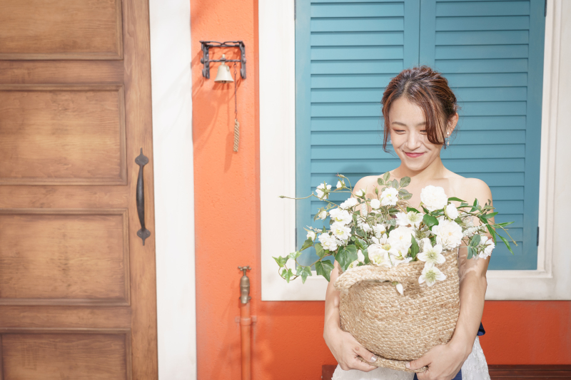 小物を使ったソロショットもお勧めです