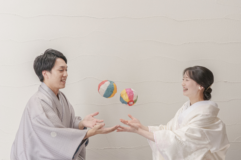 小物を使ったショットも