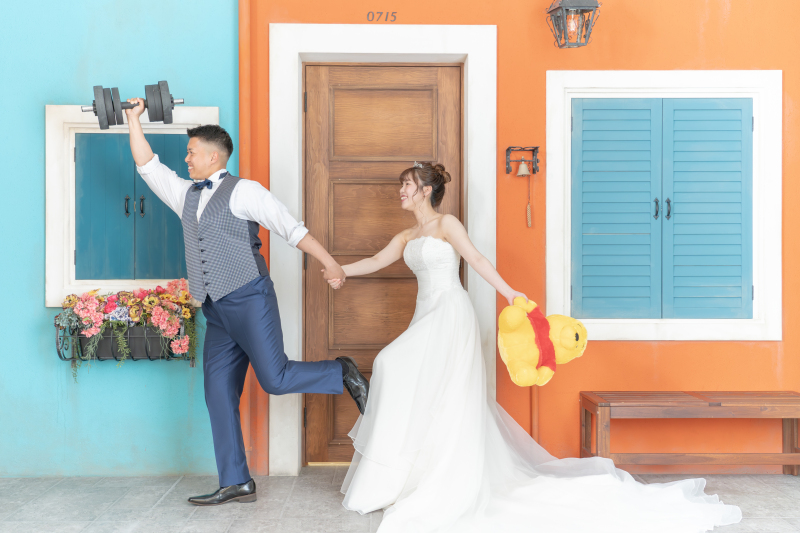 ダンベルを軽々と・・!