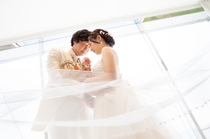 ベールを纏い重ねるあたたかな誓い♥