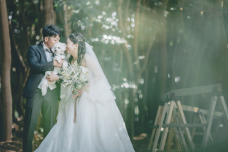 愛犬と叶えるウェディングフォト♪　＊洋装＆和装　スタジオ＆ロケ撮影プラン＊