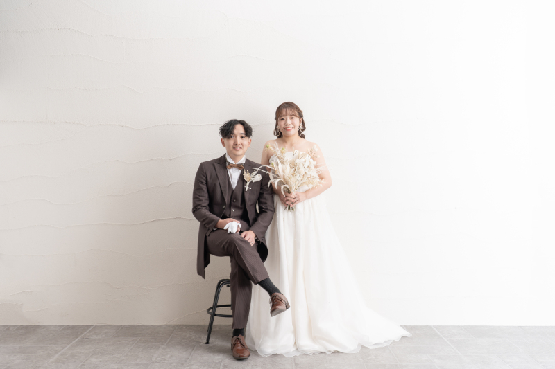 秋のご結婚式に向けて *洋装1着 スタジオ撮影プラン*