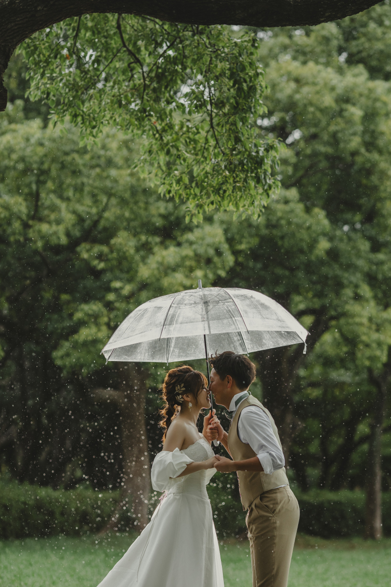 雨でも神秘的なお写真を