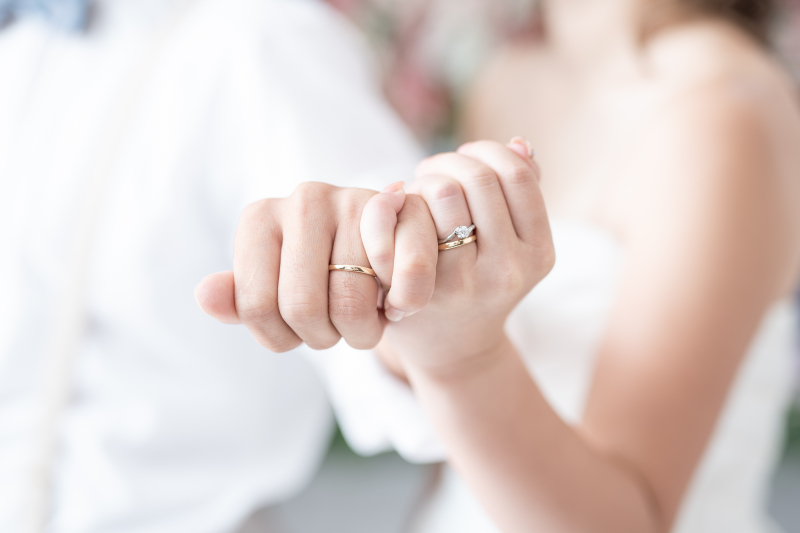 キラキラ輝く美しい指輪