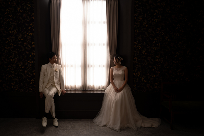 レトロモダンでは向かい合って